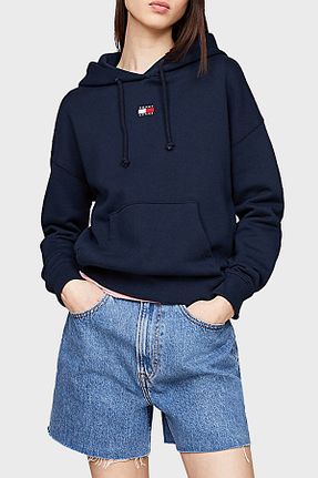 سوئیشرت سرمه ای زنانه ساده Tommy Jeans - کد 873364490
