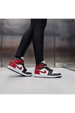کفش بسکتبال قرمز زنانه چرم مصنوعی Nike - کد 873364821