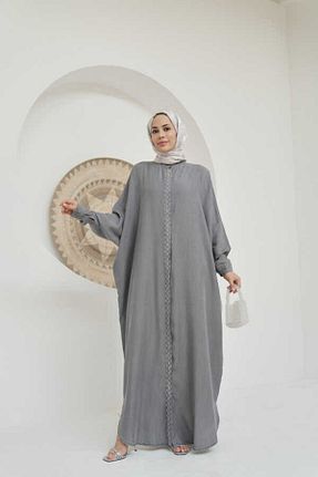 کلاه و ابایا طوسی زنانه پلی استر Neways - کد 873351450