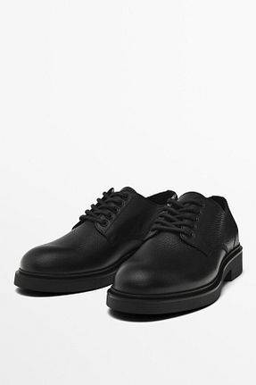 کفش کلاسیک مشکی مردانه چرم خالص Massimo Dutti - کد 873353513