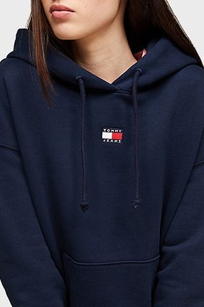 سوئیشرت سرمه ای زنانه ساده Tommy Jeans - کد 873364490