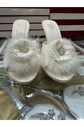 دمپائی خانگی نباتی زنانه چرم مصنوعی Gözde - کد 873388823
