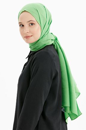 شال سبز زنانه پنبه ای Tuğba - کد 873391562