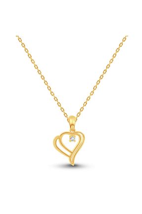 گردنبند الماس طلائی 0,01 - 0,20 Luna Diamond - کد 873054704