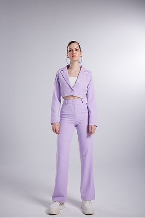 شلوار بنفش زنانه بافتنی HOLLY LOLLY - کد 112772748