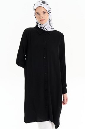 تونیک حجاب مشکی زنانه رگولار Tuğba - کد 873394448