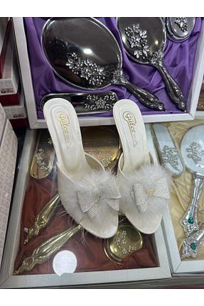 دمپائی خانگی نباتی زنانه چرم مصنوعی Gözde - کد 873394149