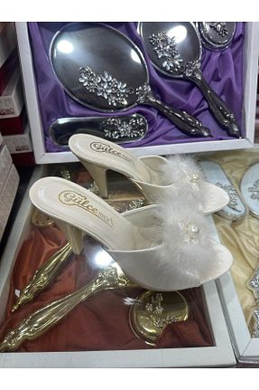 دمپائی خانگی نباتی زنانه چرم مصنوعی Gözde - کد 873391676