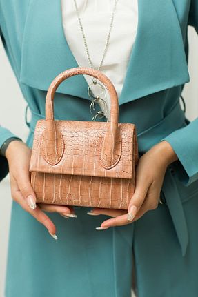 کیف پورتفوی و کلاچ صورتی زنانه weem bag - کد 868568624