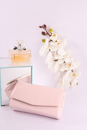 کیف مجلسی صورتی زنانه چرم مصنوعی weem bag - کد 871671907