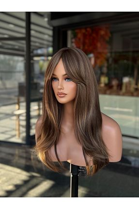 کلاه گیس قهوه ای زنانه Fenomen Peruk - کد 873404875