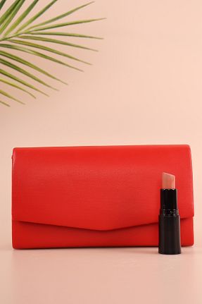 کیف مجلسی قرمز زنانه چرم مصنوعی weem bag - کد 871671910