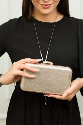 کیف مجلسی مشکی زنانه چرم مصنوعی weem bag - کد 871672135
