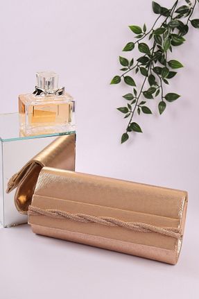 کیف مجلسی متالیک زنانه چرم مصنوعی weem bag - کد 868566966
