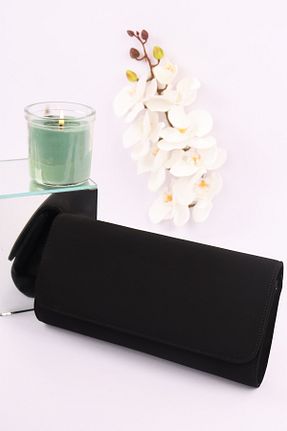 کیف مجلسی مشکی زنانه چرم مصنوعی weem bag - کد 868566882