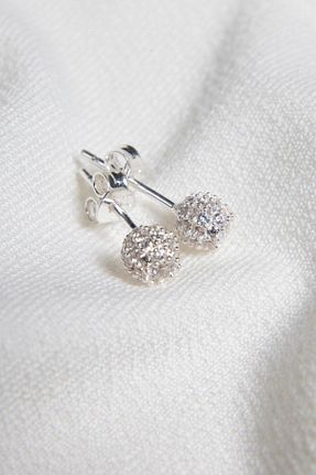 گوشواره نقره رنگی زنانه 925 عیار Elika Silver - کد 634974378