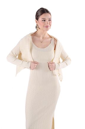 لباس طوسی زنانه بافتنی Rays - کد 873613623