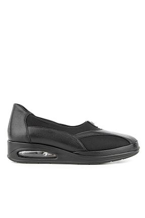 کفش کژوال مشکی زنانه چرم خالص Muya - کد 858285220