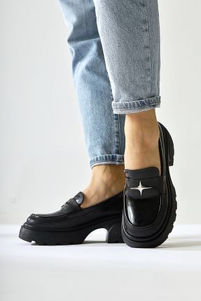 کفش کژوال قهوه ای زنانه چرم لاکی Limoya - کد 873640891