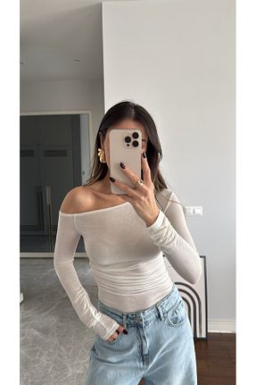 بادی نباتی زنانه یقه قایقی sinemkivanc co - کد 873654370