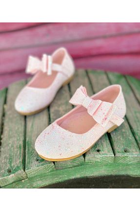 بابت صورتی بچه گانه چرم مصنوعی Surpie Shoes - کد 873664088