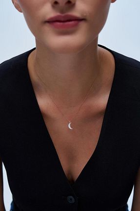 گردنبند الماس 0,01 - 0,20 Luna Diamond - کد 873667326