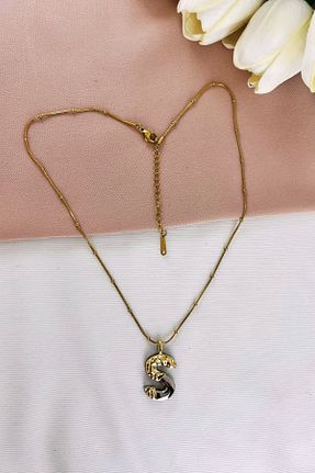گردنبند استیل ( فولاد ) رنگی استیل (فولاد) Mrs Flower - کد 873669076