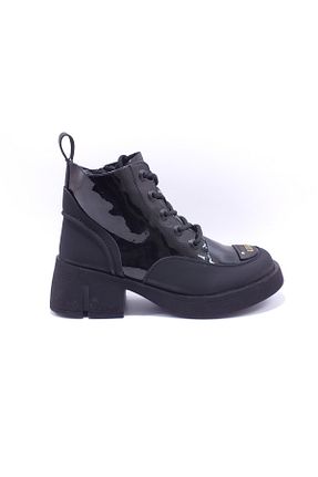 بوت / نیم بوت مشکی زنانه چرم خالص Guja - کد 873671498