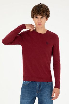 پلیور قهوه ای مردانه ساده U.S. Polo Assn. - کد 873679935