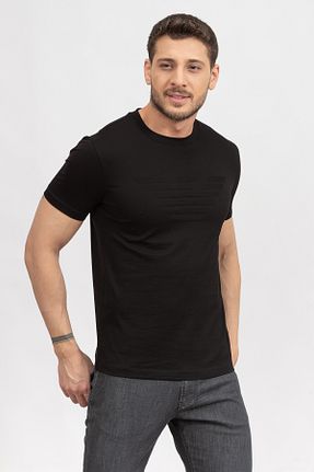 تیشرت مشکی مردانه رگولار Emporio Armani - کد 639962571