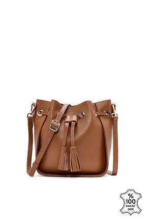 کیف پستچی صورتی زنانه چرم خالص Sole Sisters - کد 864729613
