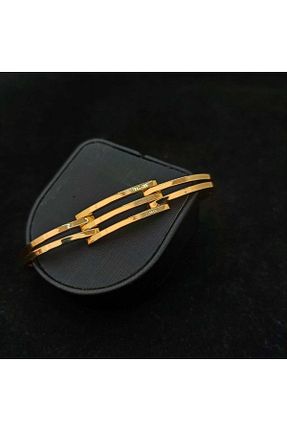 دستبند طلا زرد بچه گانه 14 عیار kuyumcu nurettin - کد 307061616
