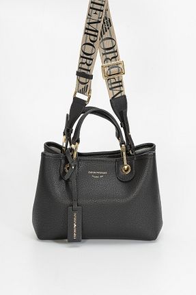 کیف دوشی مشکی زنانه پلی اورتان Emporio Armani - کد 91097723
