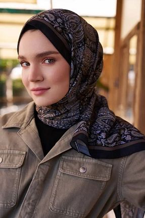 شال مشکی زنانه پلی استر Madame Polo - کد 873691681