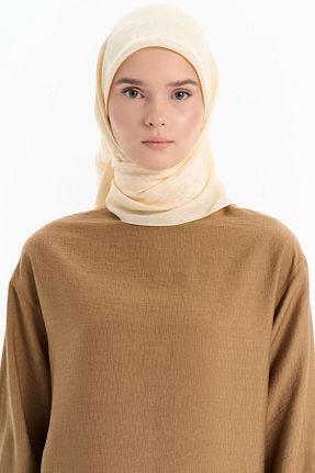 روسری نباتی پنبه ای Tuğba - کد 873703769