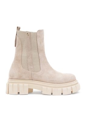 بوت / نیم بوت بژ زنانه پاشنه تخت U.S. Polo Assn. - کد 873704382