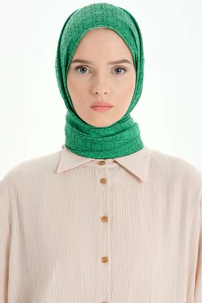 شال سبز زنانه ویسکون Tuğba - کد 873700848
