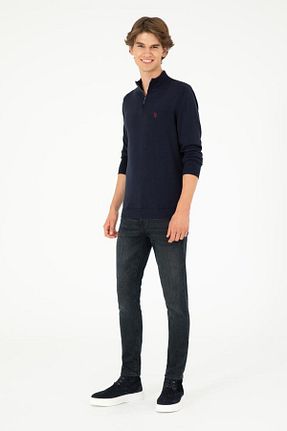 پلیور سرمه ای مردانه ساده U.S. Polo Assn. - کد 873703165