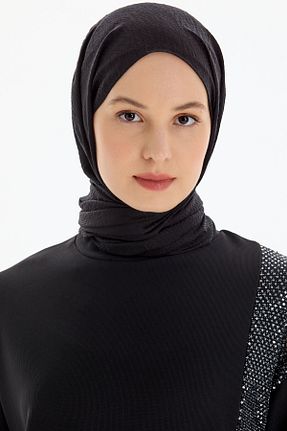 شال مشکی زنانه ویسکون Tuğba - کد 873701600
