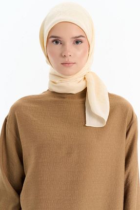 روسری نباتی پنبه ای Tuğba - کد 873703710