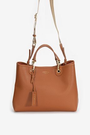 کیف دوشی قهوه ای زنانه پلی اورتان Emporio Armani - کد 91286156