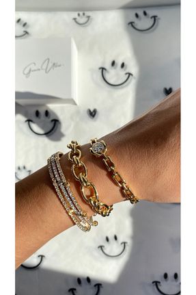 دستبند استیل (فولاد) زنانه استیل (فولاد) GAMZE - کد 869401917