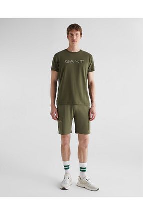 شلوارک و برمودا سبز مردانه رگولار Gant - کد 700446552