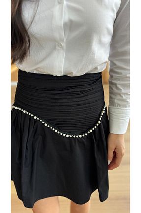 دامن مشکی زنانه ساده perastore - کد 873734298