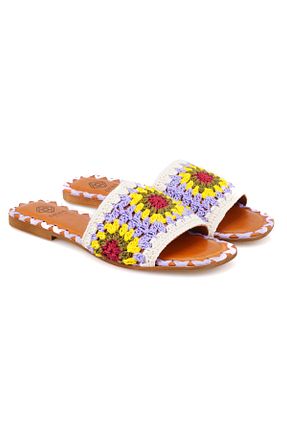 دمپائی بنفش زنانه پارچه ای Desa - کد 670231970