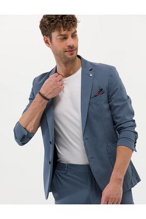 کت و شلوار آبی مردانه یقه پرستوئی Pierre Cardin - کد 832937932
