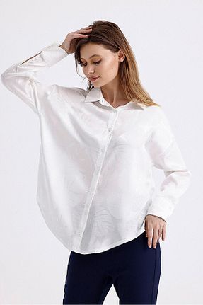 پیراهن سفید زنانه Asimetrik PASTELASTORE - کد 845176834