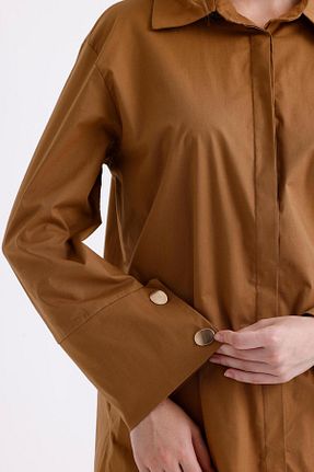 پیراهن قهوه ای زنانه رگولار PASTELASTORE - کد 845392888