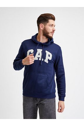 سوئیشرت سرمه ای مردانه ساده GAP - کد 305127885