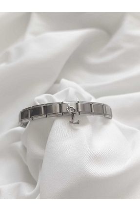 دستبند استیل (فولاد) متالیک زنانه استیل (فولاد) bijoux uniques - کد 873784145